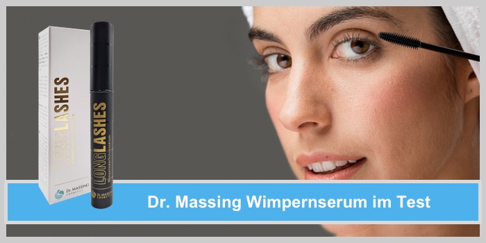 Dr Massing Wimpernserum Dr Massing Long Lashes im Test: Junge Frau verwendet Lash Brow Serum