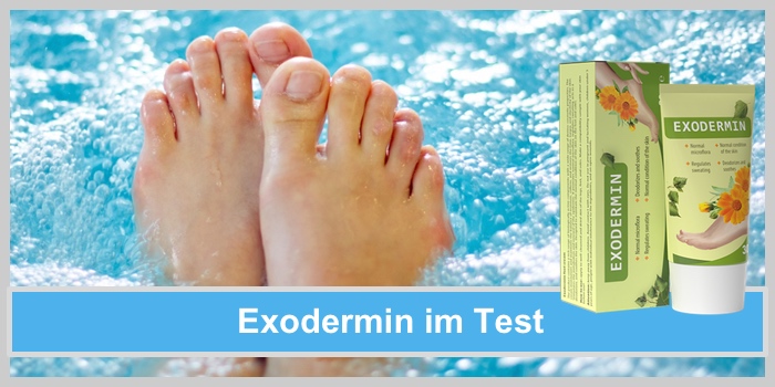 Exodermin im Test: 2 gesunde Füße im Wasser ohne Fußpilz oder Nagelpilz dank Exodermin