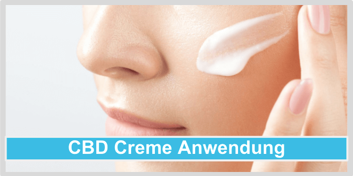 CBD Creme Anwendung