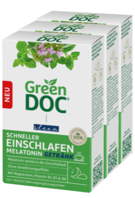 Green Doc Melatonin Getränk Tabelle