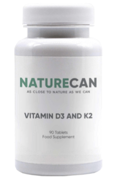 NatureCan Vitamin D3 Abbild Tabelle