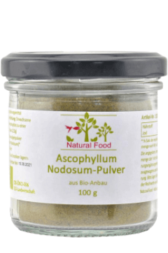 Natural Food Ascophyllum Abbild Tabelle
