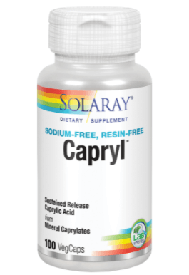 Solaray Capryl Abbild Tabelle