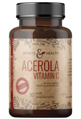 Sports and Health Acerola Vitamin C Abbild Tabelle
