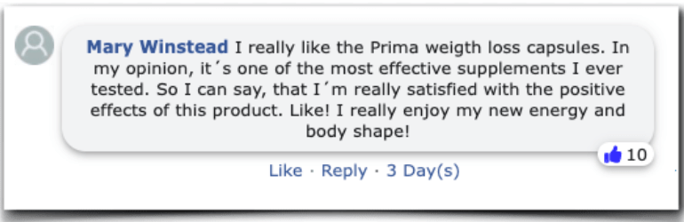 Prima weight loss experience experiences product review