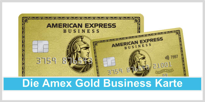 Amex Gold Business Kreditkarte
