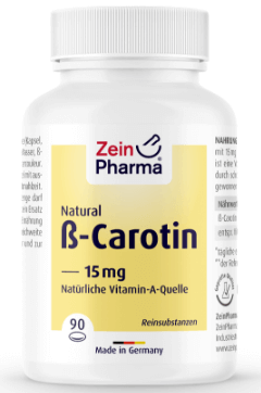 Zein Pharma Beta Carotin Tabelle