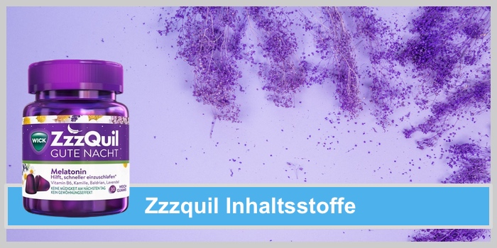 zzzquil inhaltsstoffe lavendel kamille baldrian