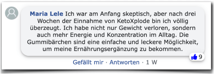 KetoXplode Erfahrungen Erfahrungsberichte Erfahrung facebook