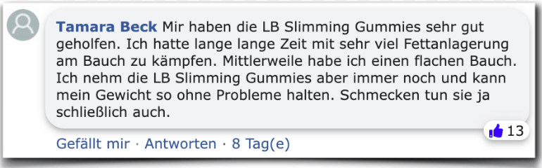 LB Slimming Gummies Erfahrungen Erfahrungsberichte Erfahrung facebook