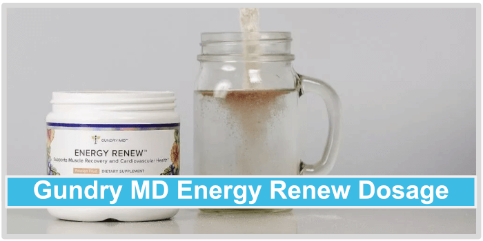Gundry MD Energy Renew Dosage