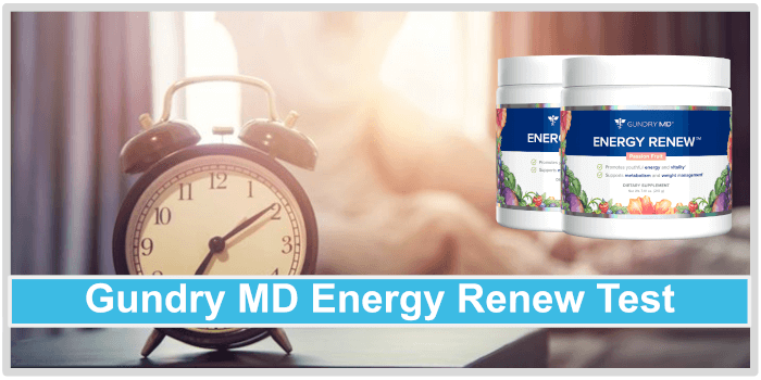 Gundry MD Energy Renew Test
