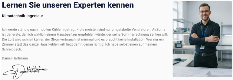 AirZuma Empfehlung Expertenmeinung