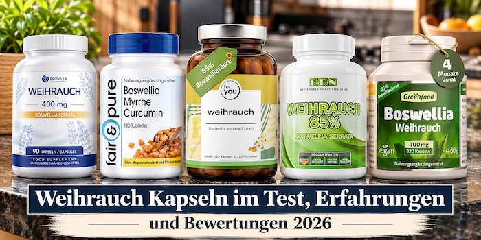 Weihrauch Kapseln Testsieger Titelbild